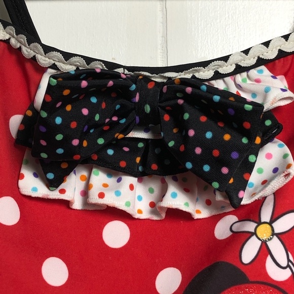 Infant Girls Minnie Mouse Swim Suit. Like New - Picture 4 of 7